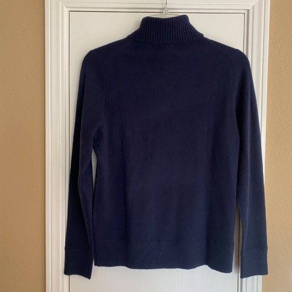 NEW lands end cashmere turtleneck sweater - Picture 3 of 3